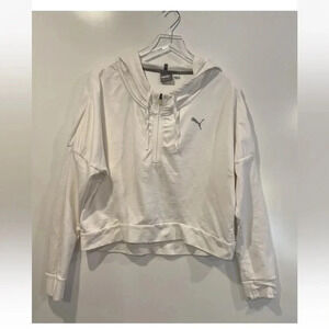 Puma Athletics Womens Size Medium Transition Cover Up Hooded Sweatshirt‎ (271)